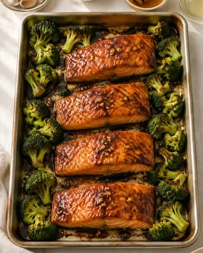 Honey Soy Glazed Salmon